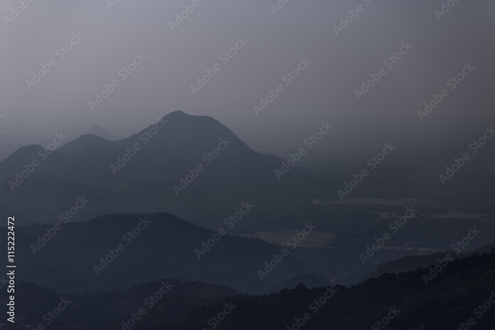 Landscape. View from Little Adam's Peak. Sri Lanka. Landscape. View from Little Adam's Peak. Sri Lanka.