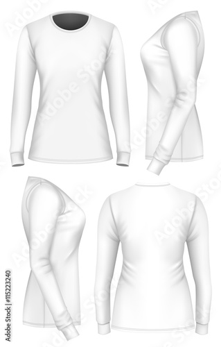 Women t-shirt long sleeve.