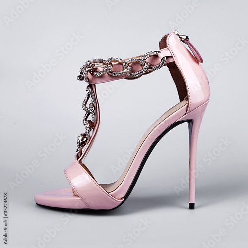 pink female shoes photo