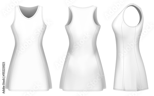 Netball vector dress
