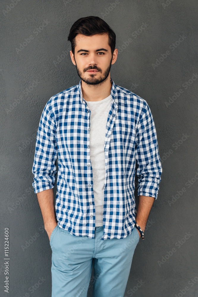 Obraz premium Young and handsome. 