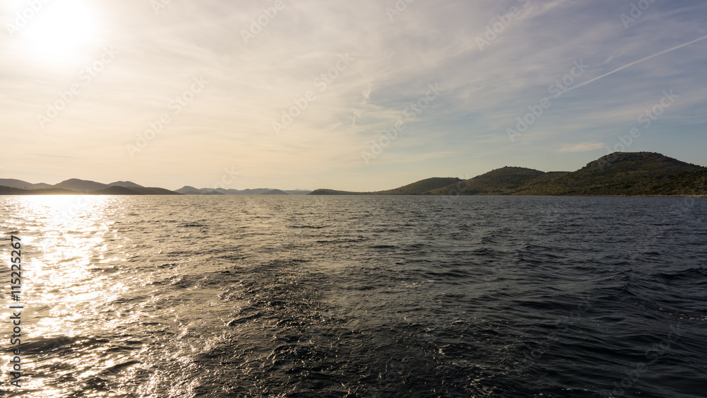 The Adriatic sea view. beautiful image