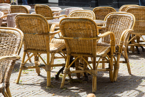 Leeres Straßencafé / Finanzkrise/Wirtschaftskrise 
