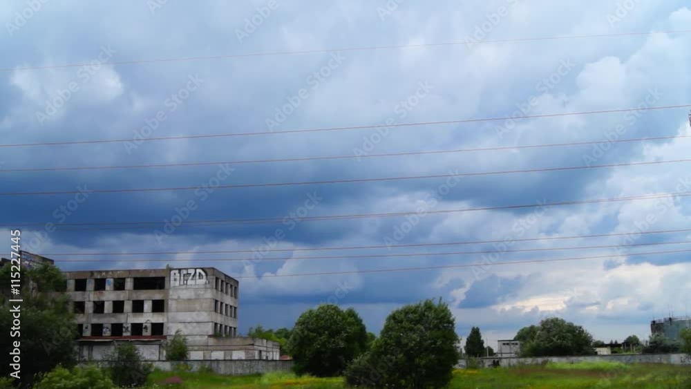 Abandoned Building / Sky Line Time Lapse Abandoned Building / Sky Line Time Lapse