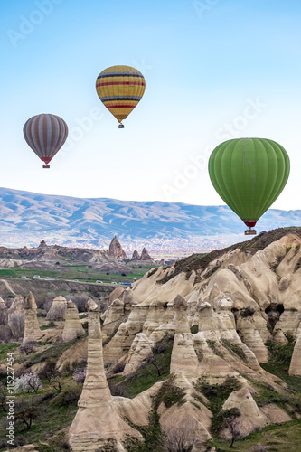 balloon fight is famous activity in cappadocia © lenggirl