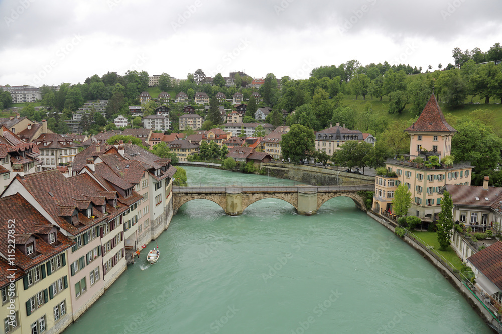 City of Bern - capital of Switzerland. General view