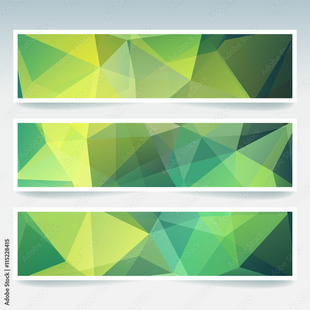 Abstract banner with business design templates. Set of Banners Abstract banner with business design templates. Set of Banners