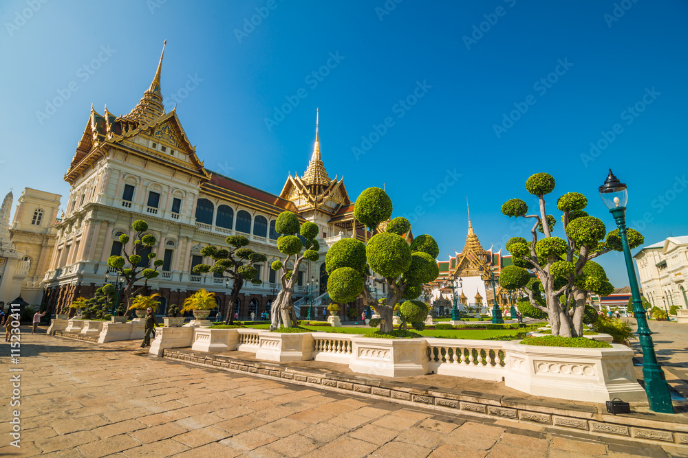 Traditional Thai architecture Grand Palace Bangkok