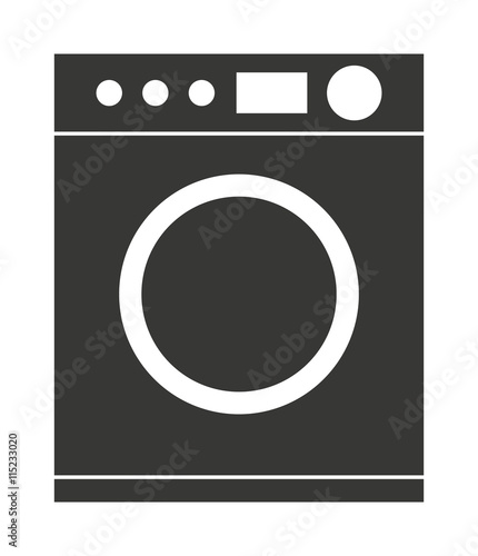 washing machine isolated icon design