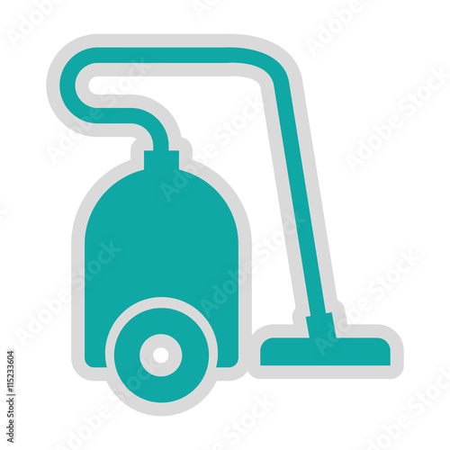 vaccum cleaner isolated icon design