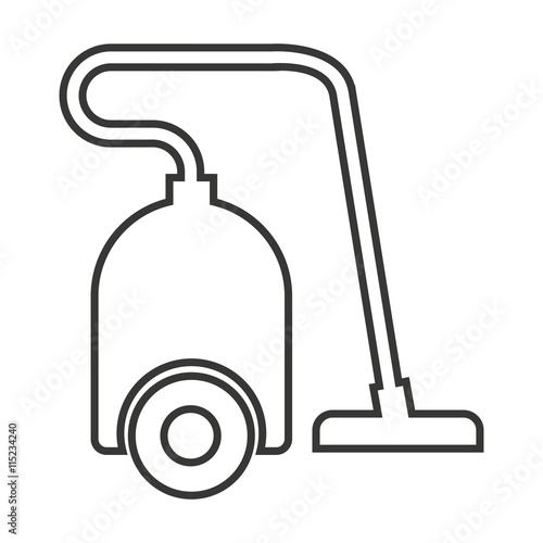 vaccum cleaner isolated icon design