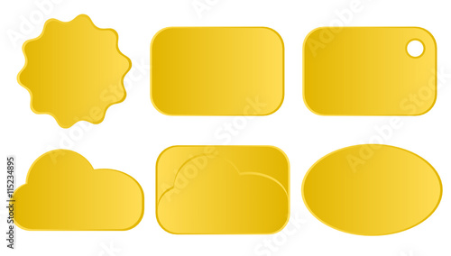 Żółte etykiety