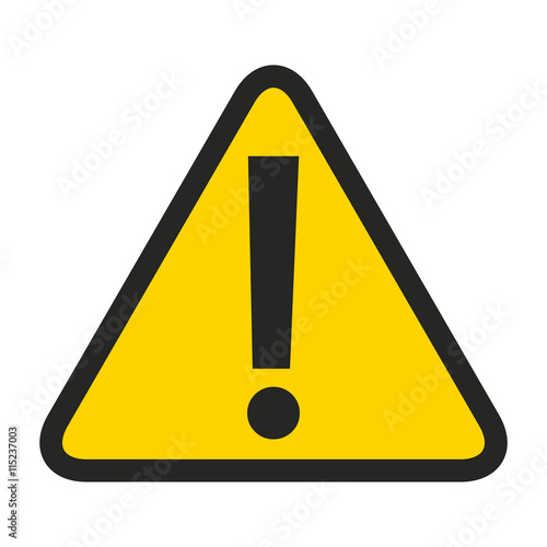 alert symbol  isolated icon design