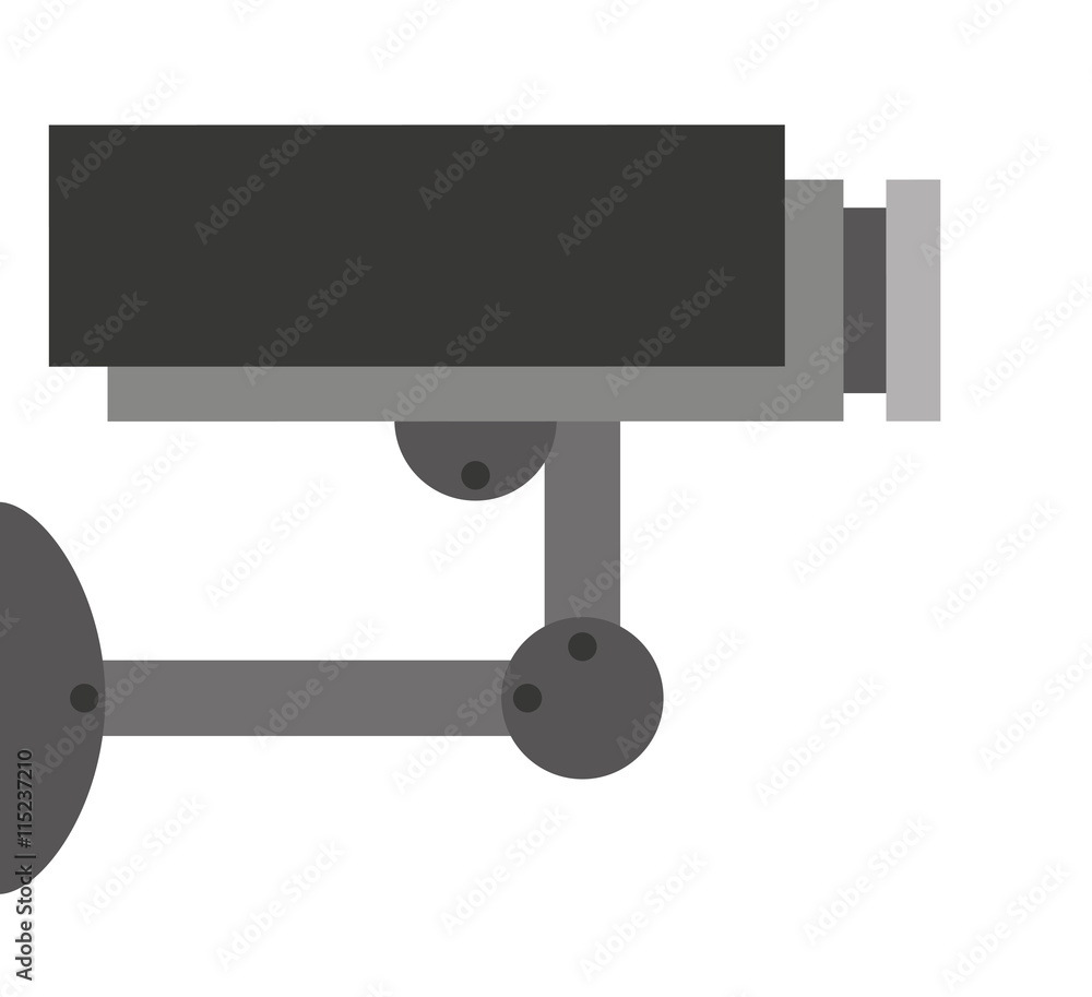 security camera isolated icon design security camera isolated icon design