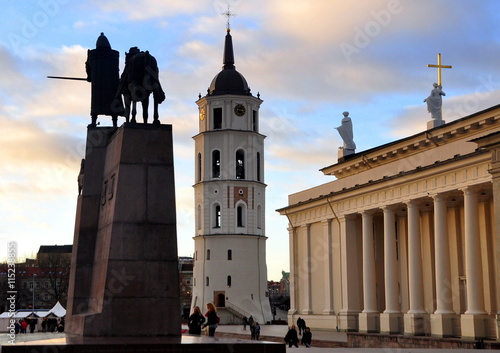 Kathedralenplatz von Vilnius - der älteste Platz der Hauptstadt photo