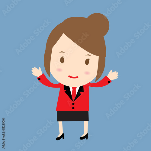 Businesswoman, business concept