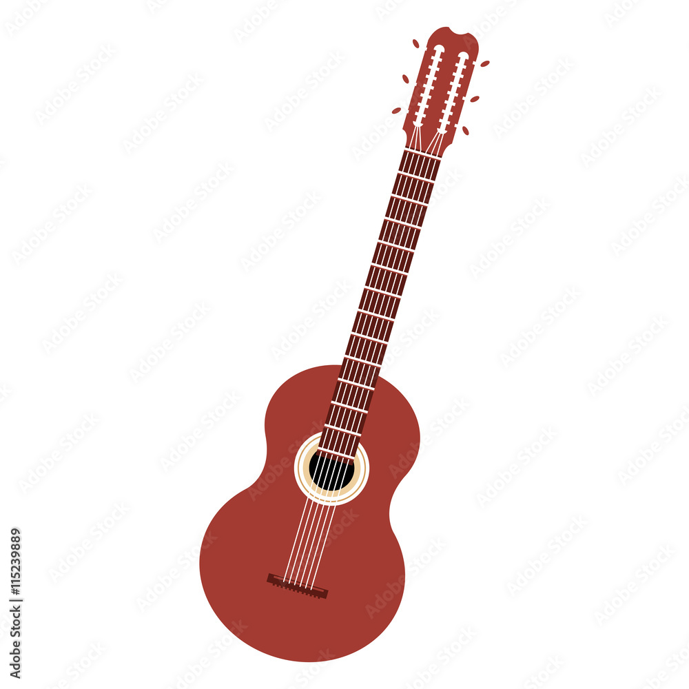 Obraz premium acoustic guitar icon