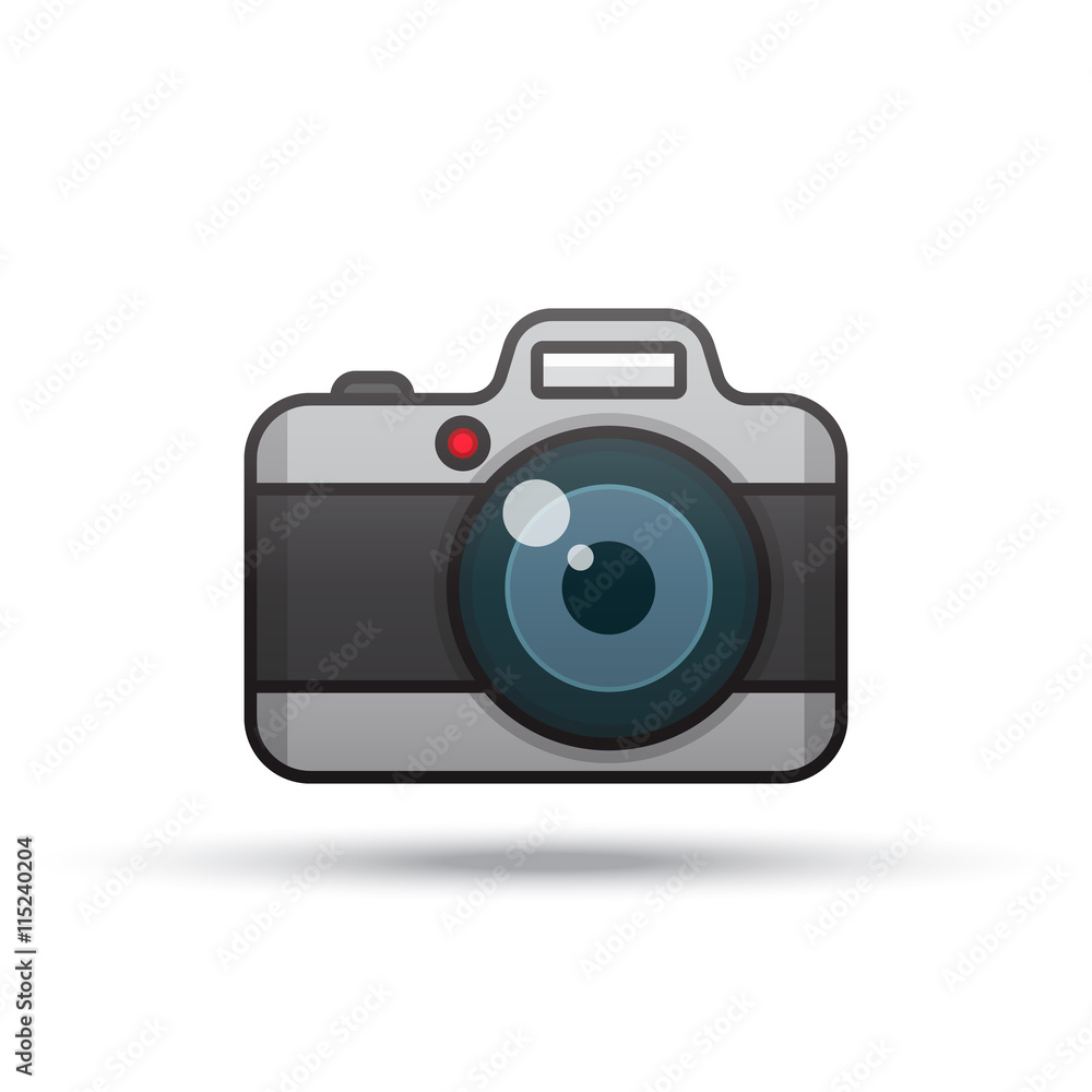 camera vector icon illustration. camera vector icon illustration.