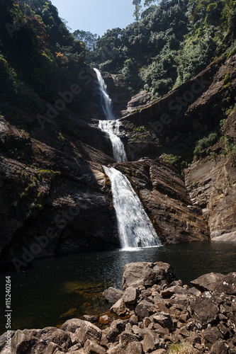 Moray Falls. Sri Lanka. Beautiful landscape.