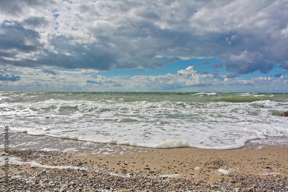 Meer Strand Wolken