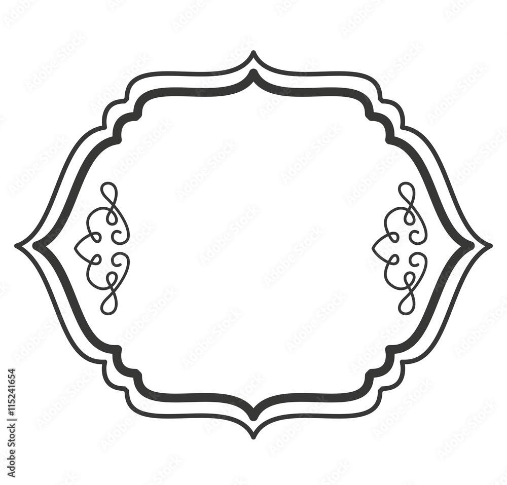 victorian frame isolated icon design victorian frame isolated icon design