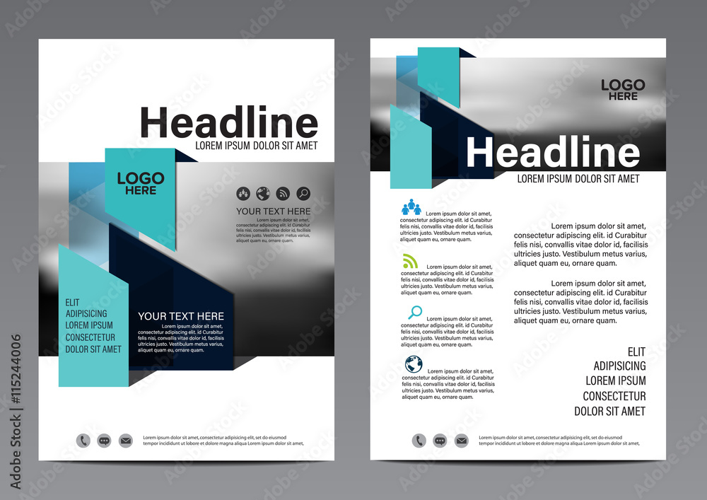 Brochure layout magazine flyer modern design template. Annual Report Leaflet cover Presentation background. Vector illustration in A4 size Brochure layout magazine flyer modern design template. Annual Report Leaflet cover Presentation background. Vector illustration in A4 size