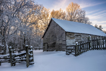  Cumberland Gap National Park, winter scenic