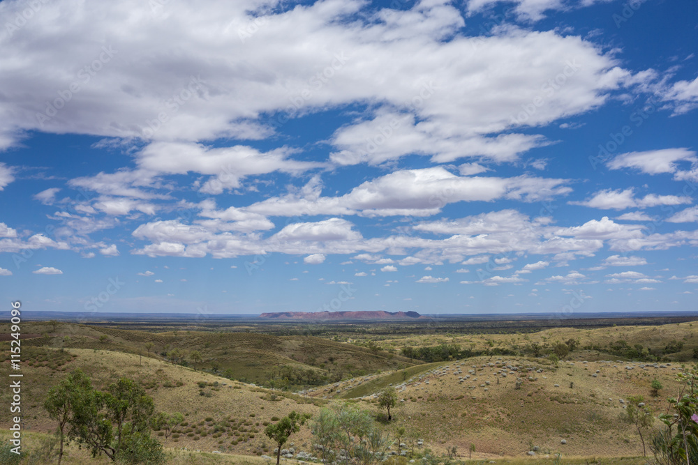 Outback landscape, East Macdonnell Ranges, Northern Territory, Australia Outback landscape, East Macdonnell Ranges, Northern Territory, Australia