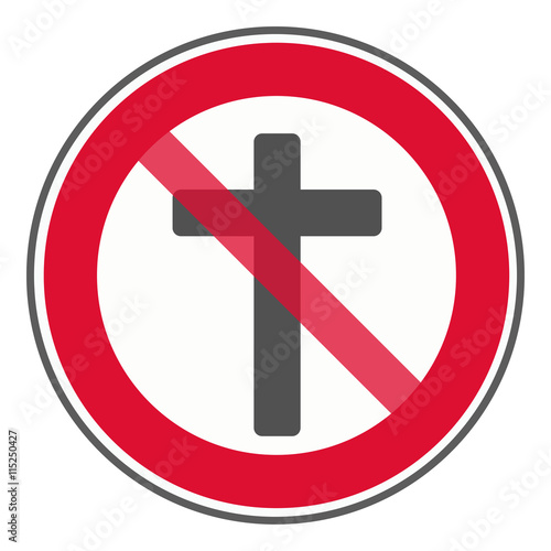 Ban over cross sign