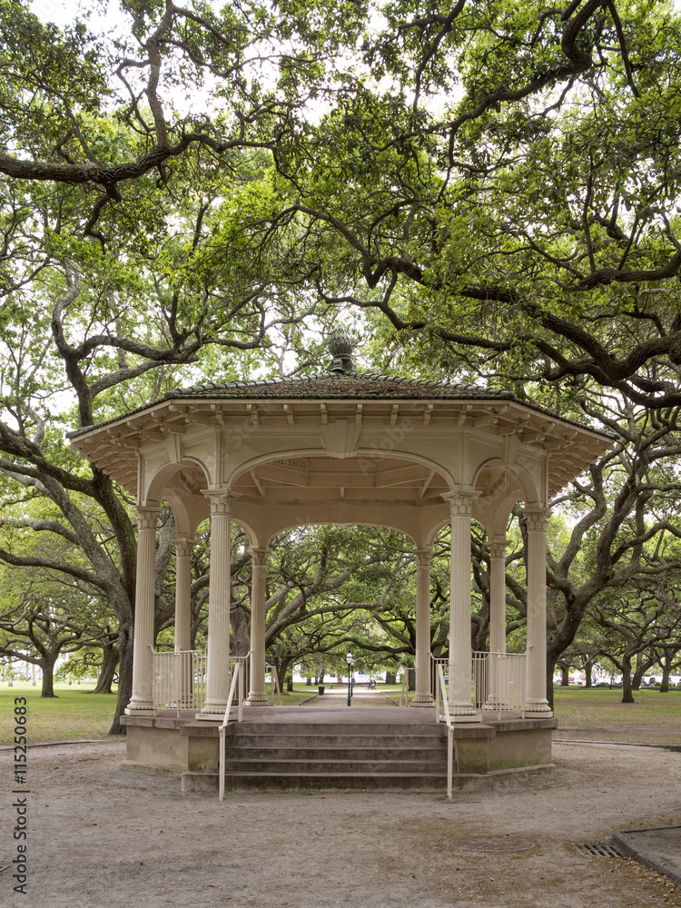 Naklejka premium Gazebo in Charleston, South Carolina