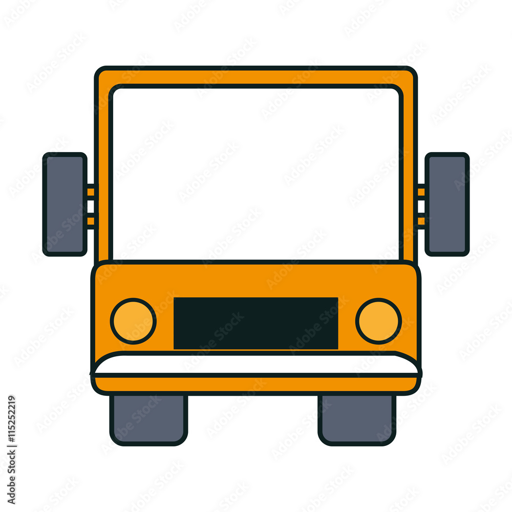 Bus icon, Transport service theme design, vector illustration icon. Bus icon, Transport service theme design, vector illustration icon.