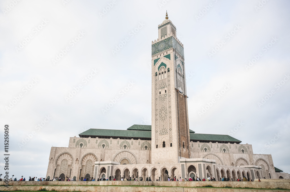 The Hassan II Mosque in Casablanca, Morocco
