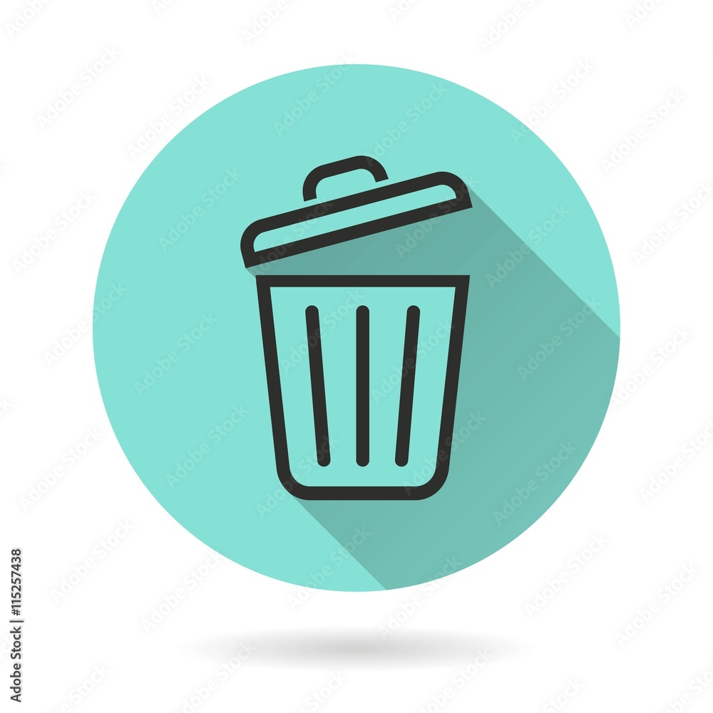 Bin - vector icon. Bin - vector icon.