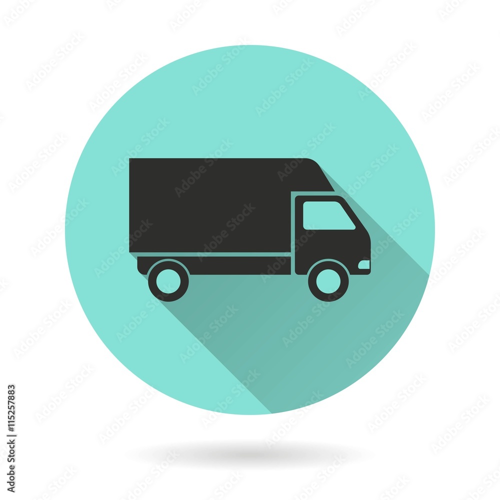 Truck - vector icon. Truck - vector icon.