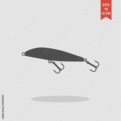 fishing wobbler. Vector concept illustration for design