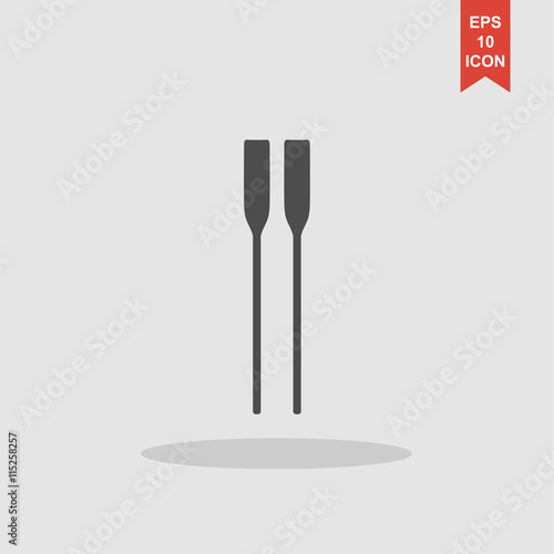 Paddle icon vectorr. Concept illustration for design