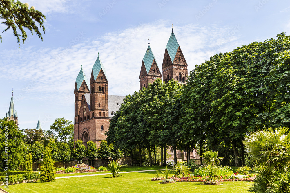 View on the Church of the Redeemer is an Evangelical church in View on the Church of the Redeemer is an Evangelical church in