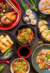 Assorted Chinese food set