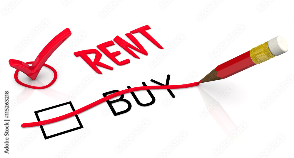Rent instead of buy. The concept of selection changes Rent instead of buy. The concept of selection changes