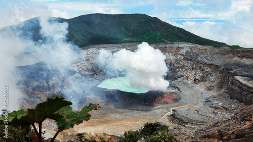 Caldera of Active Volcano Poas, Coast Rica © LivingDedGrrl