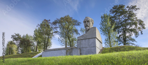 Belarus, Stolbtsy: a monument in the homeland of Felix Dzerzhinsky.
