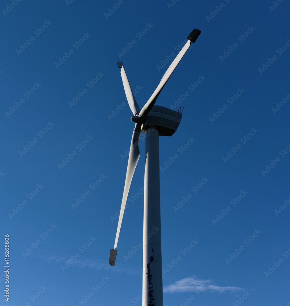 Fototapeta premium Wind power station in Jeseniky mountains