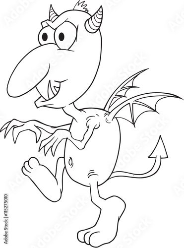 Evil Devil Vector Illustration Art