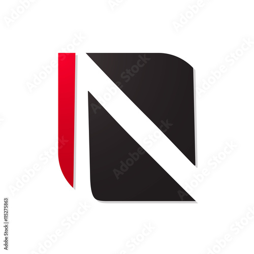 Free Download initial letter shape red black - GFXLoad