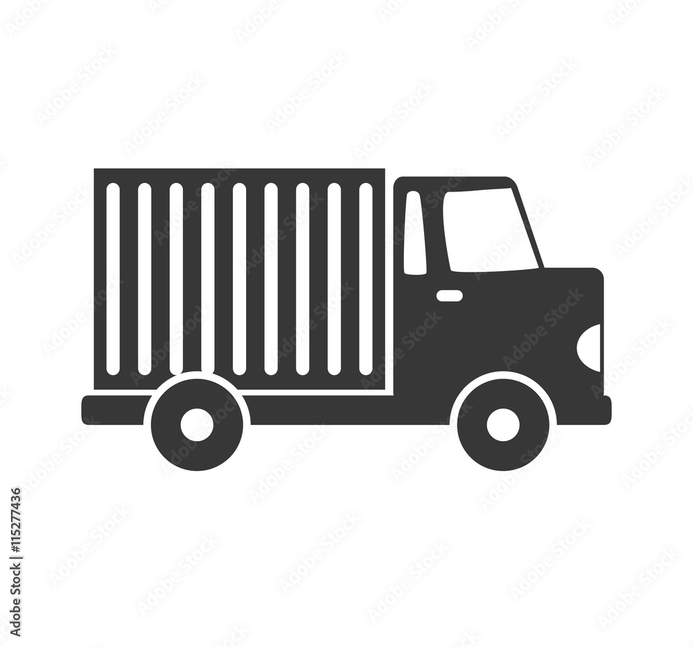 Delivery and Shipping concept represented by truck icon. isolated and flat illustration Delivery and Shipping concept represented by truck icon. isolated and flat illustration