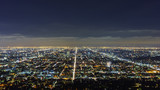 Beautiful Los Angeles downtown nightscape