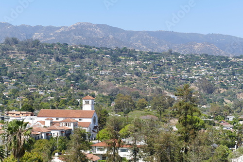 Beautiful aerial landscapes seen from Santa Barbara County Court