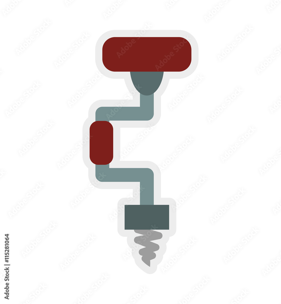 Constuction and repair concept represented by tool icon. isolated and flat illustration Constuction and repair concept represented by tool icon. isolated and flat illustration