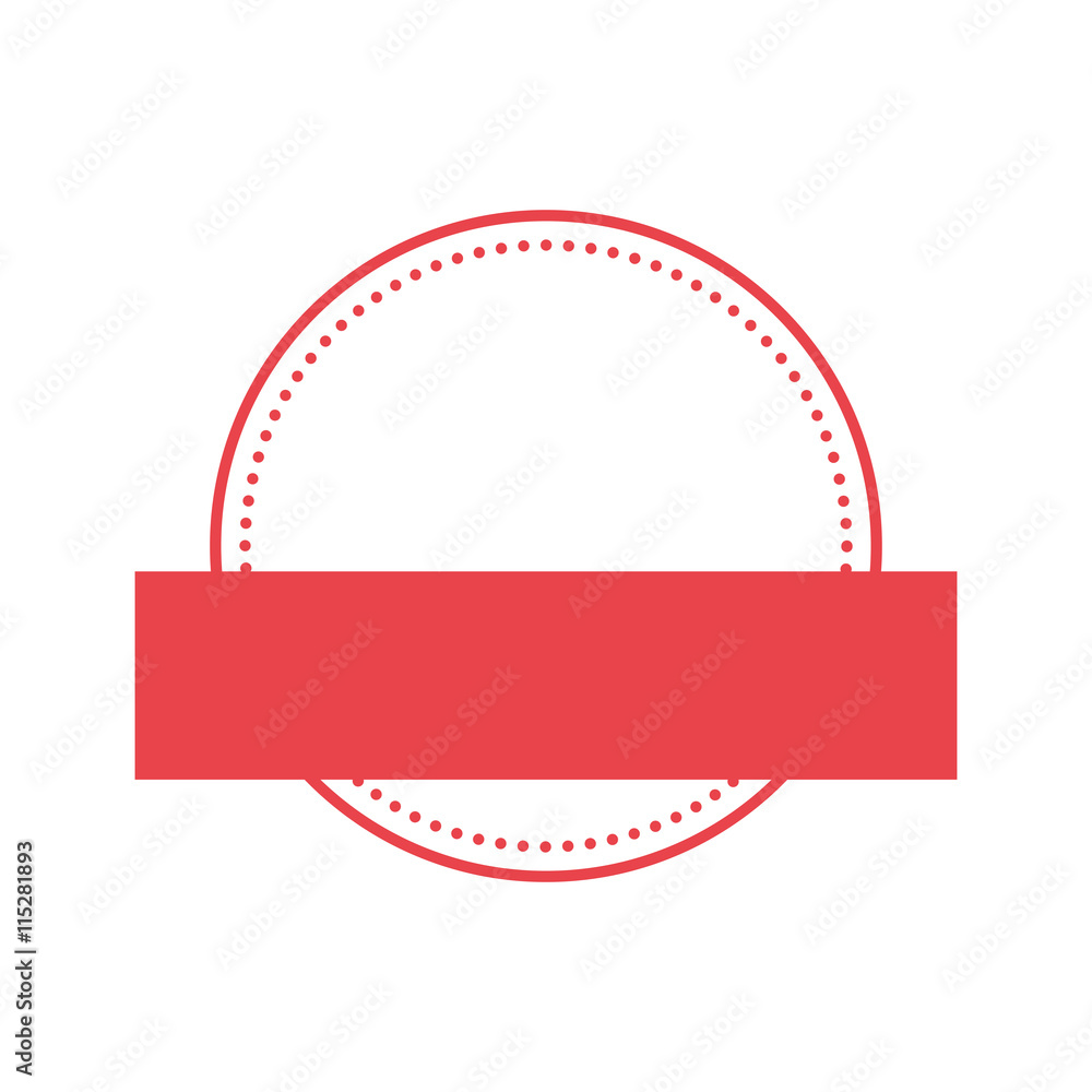 Label and banner concept represented by seal stamp with ribbon icon. isolated and flat illustration Label and banner concept represented by seal stamp with ribbon icon. isolated and flat illustration