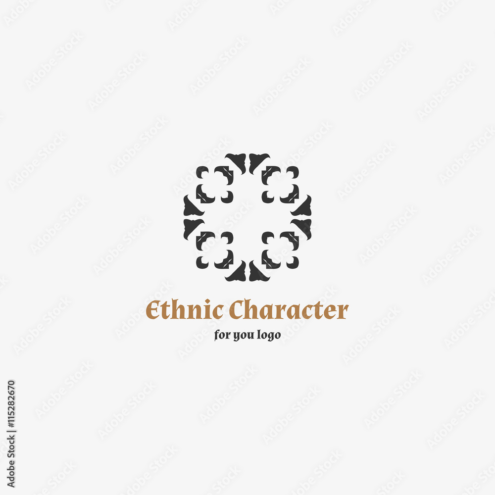 Ethno simbol - Template tradition amulet for you logo. Ethno simbol for you logo. Ethno simbol - Template tradition amulet for you logo. Ethno simbol for you logo.